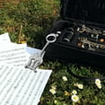 thumbnail image 4 of Raindrops Clip de Musique à Vent en Fer Argenté pour Joueurs d'Instruments 1ensemble, 4 of 8