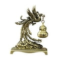 thumbnail image 3 of Dualoai Phoenix Statue Hanging Incense Burner Cone Coil Incense Holder for Tea House Gold, 3 of 9
