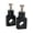 Black, variant on Universally Motorcycle Handlebar Risers Motocross Heightening Clamp Mount 25mm 1'' Pit Bike Motorbike Accessories