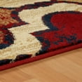 thumbnail image 3 of Viking Modern Polypropylene Geometric Trellis Indoor High Traffic Area Rug, (8'x10'), Red/Blue, 3 of 4