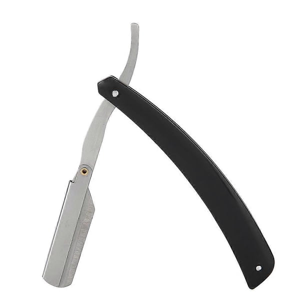 Barber Blade Razor Carboon Steel Salon Folding Shaving Hair Cutting Clipper