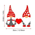 thumbnail image 2 of XGFHYJEH Valentine's Day Door Sign Valentine's Day Hanging Sign Valentine Wreaths for Front Door Cute Love Hearts Gnome Door Hanger Indoor Outside Porch Farmhouse Wall Hanging Home Decoration, 2 of 5
