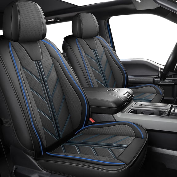 Pickup Seats Covers Compatible with Toyota Tacoma 2005-2023 Pro TRD Sport Trall Special Edition Faux Leather