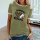 thumbnail image 1 of Fiudx Camisas de Mujer Blusa Holgada de Manga Corta con Cuello Redondo y Manga Abombada para Mujer, 1 of 6