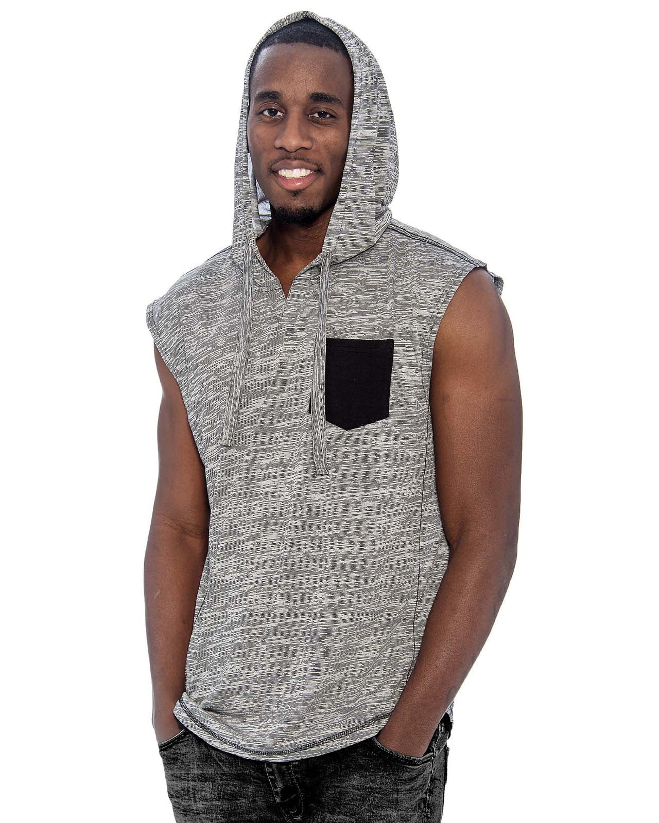 lightweight sleeveless hoodie