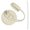 White, variant on 1-Pack Can Lid with Straw Reusable Silicone Soda Can Covers Spill-Proof for Canned Beverages, Beer, Juice, and Seltzer Multiple Color