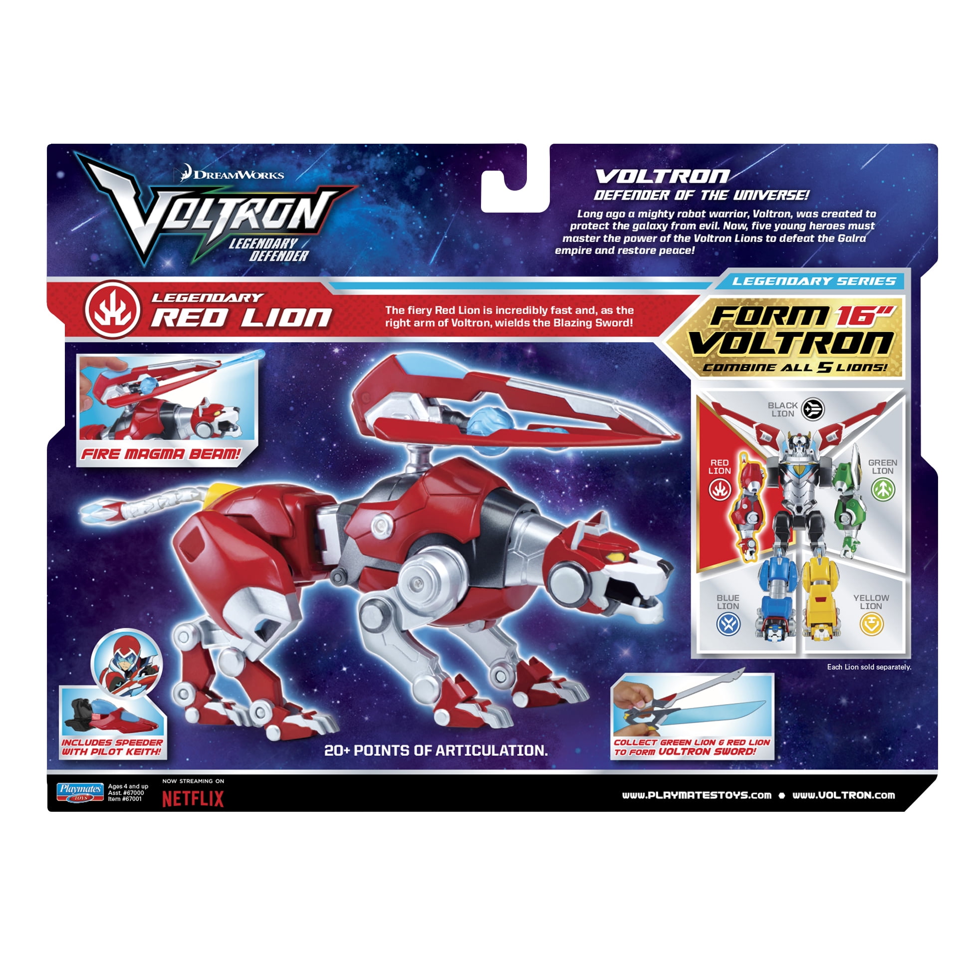 voltron red lion toy
