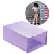 thumbnail image 1 of Elegante Organizador ilable Caja de Caja de cajones para pantuflas Tacones altos Bota Armario de juguetes Organizadores púrpura BLESIY Estuche plegable para cajón de zapatos, 1 of 7