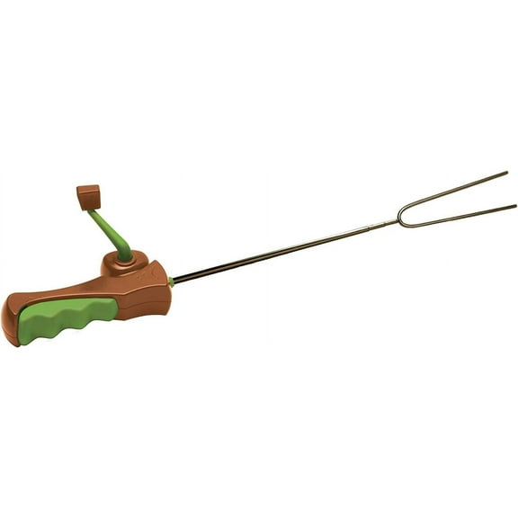 Hog Wild Reel Roaster, 27" - For Marshmallows, Hot Dogs, Camping, Barbeques, Fire Pits & More - Stainless Steel Extendable Rotating Skewer - Kids & Adults 8 