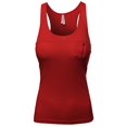 thumbnail image 1 of FashionOutfit Women's Casual Racer Back Front Pocket Tops, 1 of 3