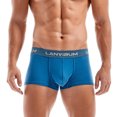 thumbnail image 2 of Sngxgn Mens Underwear Lightweight Boxer Briefs Underwear for Man Breathable Men's Trunks(Blue,XL), 2 of 5