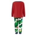 thumbnail image 4 of Pijamas navideños familiares a juego, conjunto de pijama con estampado de árbol de Navidad (camiseta y pantalón) para bebé/perro/perro/peluche)., 4 of 10