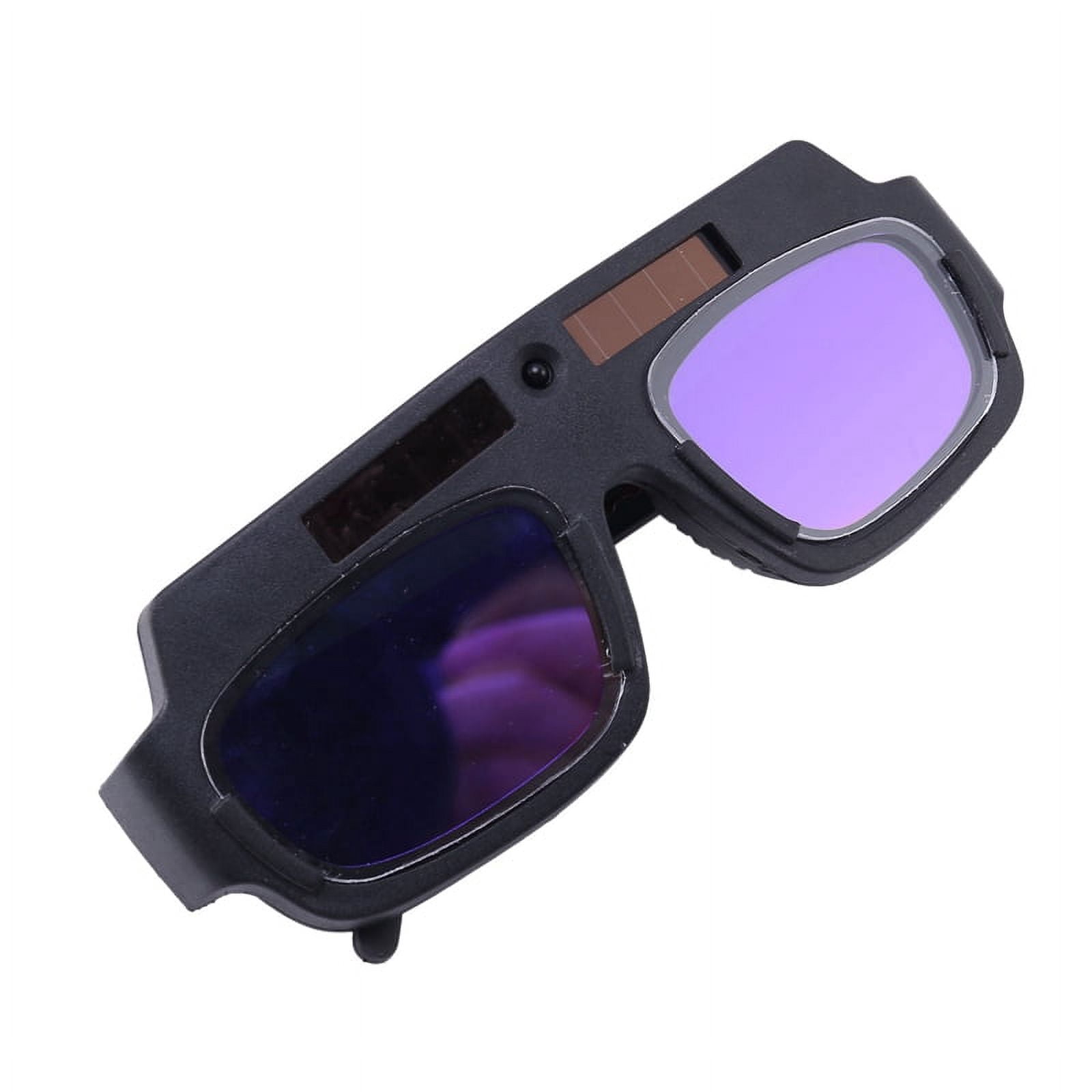 5pc Solar Powered Auto Darkening Welding Mask Helmet Goggles Welder Glasses Arc Anti-shock Lens For Eye Protection
