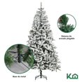 thumbnail image 4 of Árbol de Navidad Pino Nevado KingsHouse 2.10m Artificial, 4 of 5