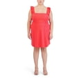 thumbnail image 5 of BCBG Paris Women's Ruffle Strap Mini Dress, 5 of 8