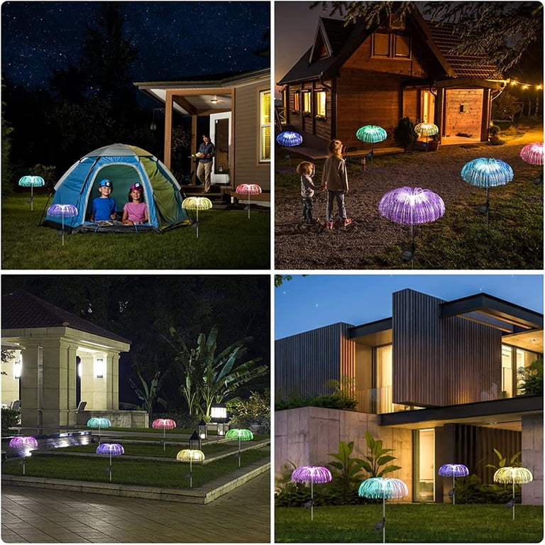 Pre-tied Bowties SEMILITS Solar Landscape Lights - 12 LED Bubble Bead ...