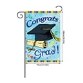 thumbnail image 3 of SXcggal Graduation Flags Banners Garden Decorations Double Polyester Graduation Theme Print For Indoor And Outdoor Celebrations Practical Basic Flags Banners For Garden, 3 of 5