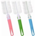 thumbnail image 1 of 26-27 6 Pieces Bottle Cleaning Brushes Sponge Bottle Cleaning Brushes Long Handle Sponge Cup Brush Bottle Brush, 1 of 5