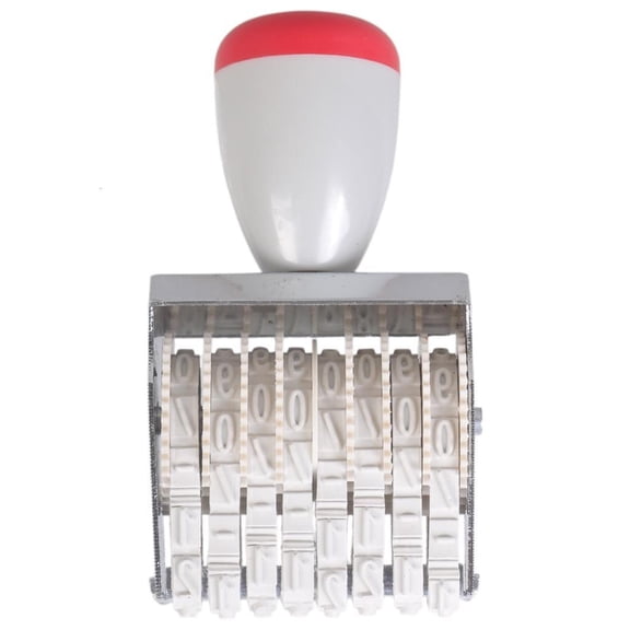 Number Stamp Business Stamp Roller Office Stamp Rolling Number Stamp Date Stamp Multifunction Rubber Stamp
