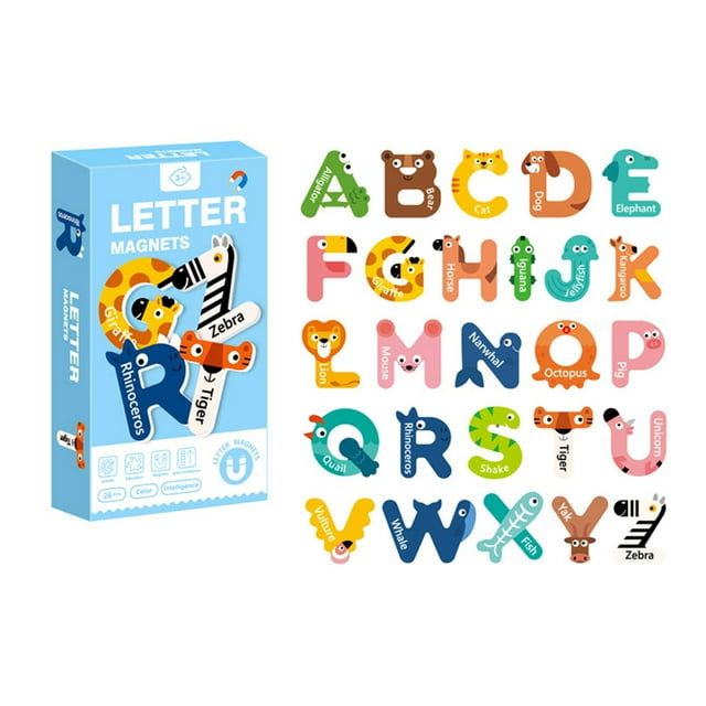 Xingzhi Paper Magnetic Sticker Set Interactive Cognitive Game For Children Anywhere. Can Be Used capital Refrigerator sticker