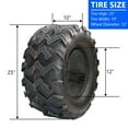 thumbnail image 2 of Yesfashion 24X8.00-14 4PR QD115 ATV Tires, All Terrain ATV UTV Trail Sand Mud Off-Road Tires (Pack of 2, Tubeless), 2 of 6
