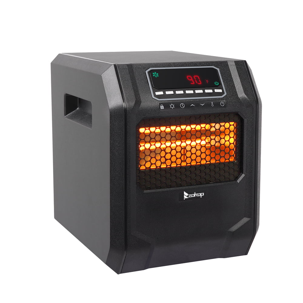 Remote Control Homegear 1500W Infrared Electric Portable Space Heater Black