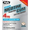 Rugby Nicotine Polacrilex Gum, 4 mg, 110 Count