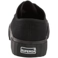 thumbnail image 3 of Superga 2630 Cotu All Black Lace Up Rounded Toe Tennis Shoe Signature Sneaker (Full Black, 8), 3 of 8