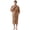 Khaki, variant on Men's Towel Robe, Soft Absorbent Kimono Bathrobe, Quick Dry – L/XL, Grey
