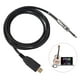 thumbnail image 1 of Cable de guitarra 6,35mm adaptador de grabación interfaz de de convertidor bajo de guitarra a Cable de instrumento de enlace Hugo Cable de conexión de grabación USB, 1 of 8