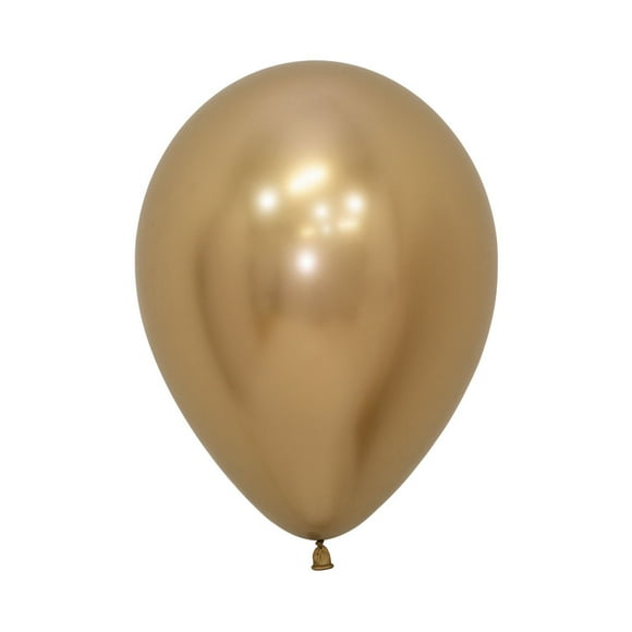 Globo Metálico Dorado del Numero 9 Blogos 50pz Globo #9