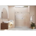 thumbnail image 2 of Eclipse 68 in. x 78 in. Fully Frameless Glass Sliding Shower Doors, 2 of 7