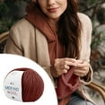 thumbnail image 3 of Merino Wool Yarn, Warm And Soft Yarn, Suitable For Hand-Knitting And Crochet, Medium Thickness, Suitable For Handmade Diy Clothes, Scarves, Hats, 3 of 6