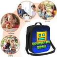 thumbnail image 5 of Geometry Dash Lunch Bag Lunch Box Lightweight Durable Lunch Tote Bag Portable Reusable Lunch Box Tote for Work Sport Picnic Camping, 5 of 7