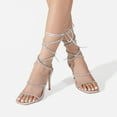 thumbnail image 6 of DREAM PAIRS High Heels Stilletos Heels for Women Strappy Gladiator Sexy Square Toe Heels Open Toe Heels Dressy Pumps Sandals, 6 of 6