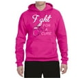 thumbnail image 2 of for a Support Awareness Unisex Graphic Hoodie Sweatshirt, Fuschia, Large, 2 of 3