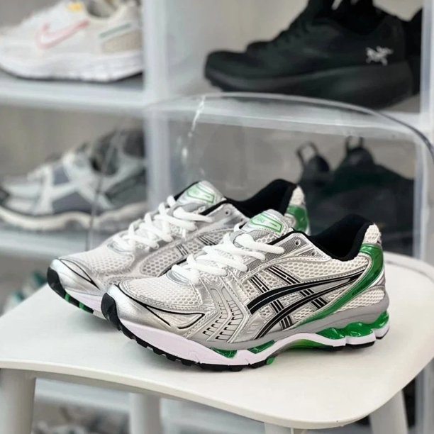 1201A019-110 Asics Gel Kayano 14 White Malachite Green Men’s Shoes