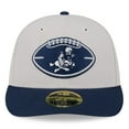 thumbnail image 2 of Men's New Era  Stone/Navy Dallas Cowboys 2024 Sideline Historic Low Profile 59FIFTY Fitted Hat, 2 of 5