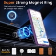 thumbnail image 3 of HionlyPro for Samsung Galaxy S25 FE Case Translucent Matte Magnetic Phone Cover, [Compatible with Magsafe] Military Grade Drop Protection Shockproof Phone Cover, Purple, 3 of 6