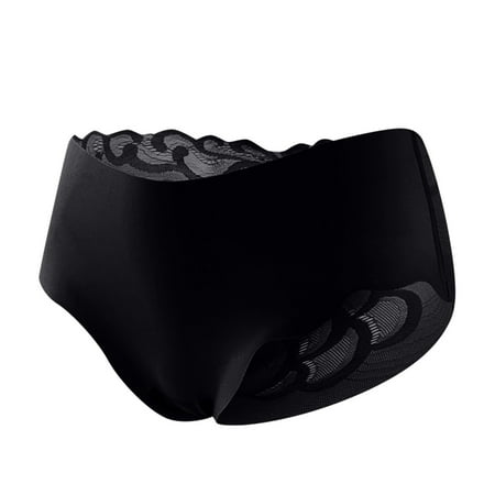 

Women S Lace Panties Black Comfort Briefs 1-Pack