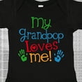 thumbnail image 4 of Inktastic My Grandpop Loves Me Boys or Girls Baby Bodysuit, 4 of 5