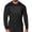 Black On Black, variant on Gymish Not Broken Lightweight Long Sleeve Hooded T-shirt for Men