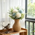 thumbnail image 5 of Bwomeauty Holiday Gifts, Artificial Green Plants Baby's Breath Hydrangea Wedding Bouquets Home Decor Photography Props Artificial Flowers, Room Decor, 1PC, 5 of 6