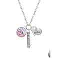 thumbnail image 2 of Delight Jewelry Silvertone Domed Multi Color PTA Always My Mother Bar Zoe Necklace, 2 of 4