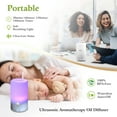 thumbnail image 2 of iMounTEK Ultrasonic Aroma Essential Oil Diffuser with 7 Color LED Lights 4 Timer Settings for Office Home Room Vehicle Study Yoga Spa, 2 of 10