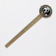 thumbnail image 2 of Dalmatians Book Mark: Lace Bookmark in Antique Bronze - a Gift for Readers and Book Lovers, 2 of 5