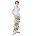 thumbnail image 3 of FORMRS Boys Pajama Pants with Pockets Size 11-12Y Kids Lounge Sleep Bottoms, Trucks Pattern, 3 of 8