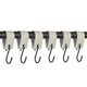 thumbnail image 1 of Ganchos S de Cuero Uxcell, (6Pcs, Plata), Bucle de Cuero PU con Ganchos Colgantes en Forma de S, 1 of 7