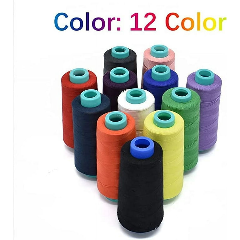 2500 yards Sewing Thread 40S/2 Strong And Durable Polyester Thread Cross  Stitch Threads for Sewing Machine DIY Sewing Tools