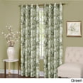 thumbnail image 2 of Achim Tranquil - Lined Grommet Window Curtain Panel, 50 in x 63 in, Floral Green, 2 of 2
